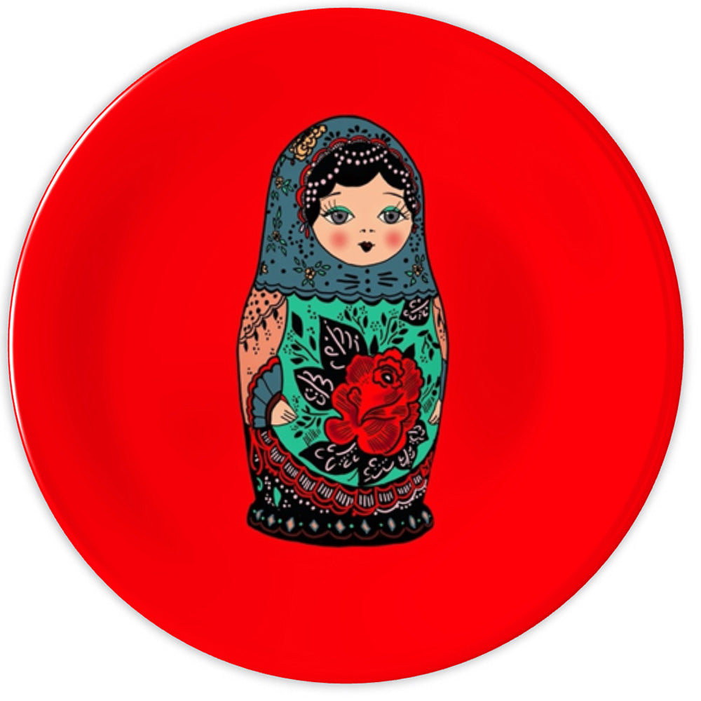 Small Russian Doll Plate