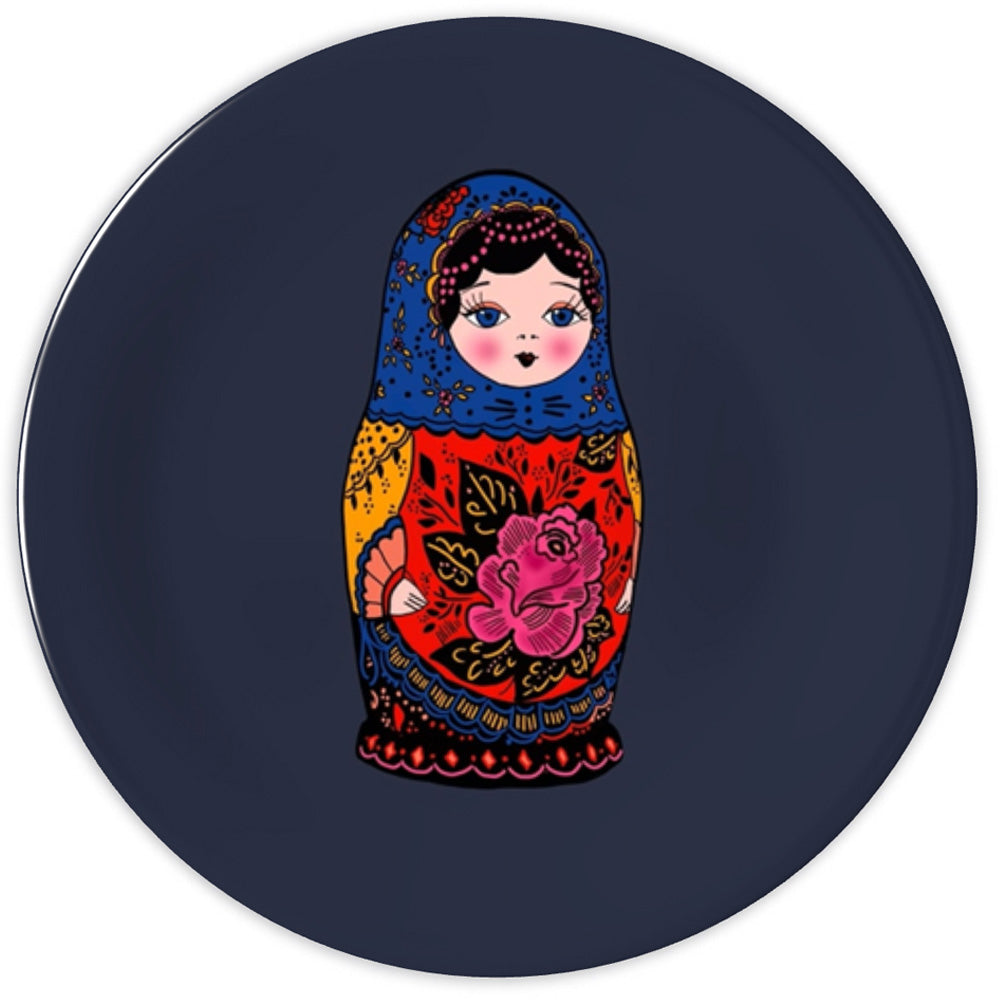 Small Russian Doll Plate