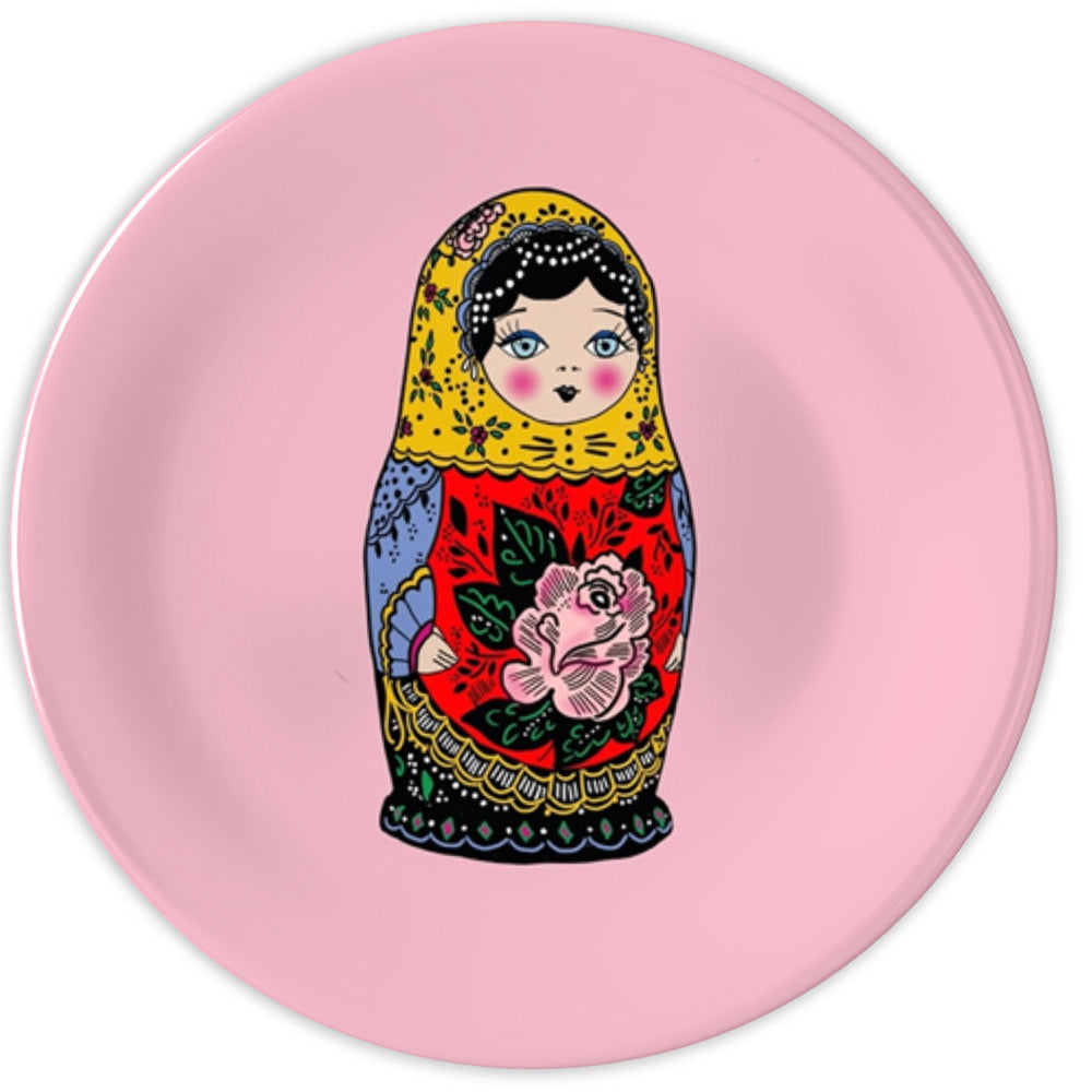 Small Russian Doll Plate