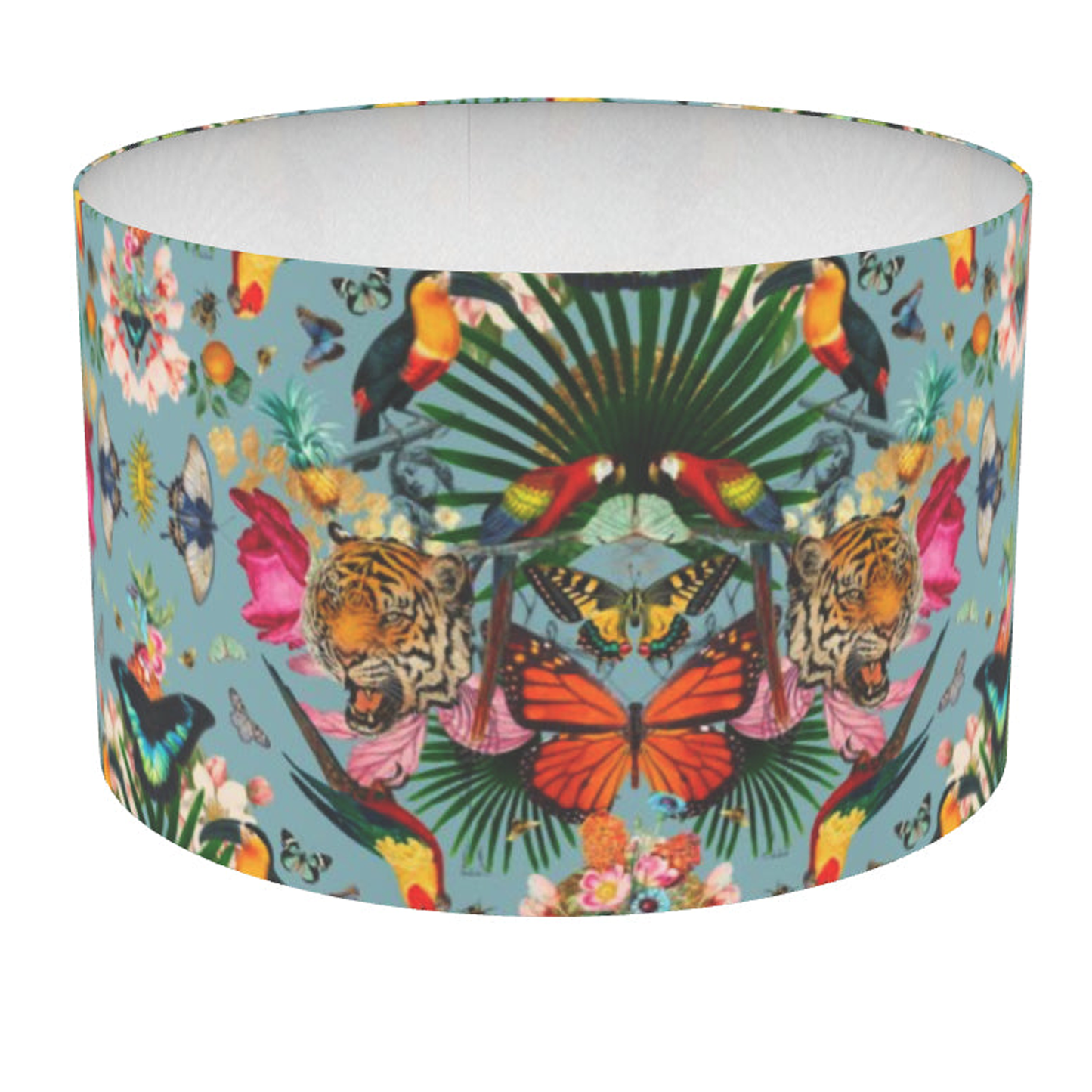 Paradise Lost 'Epoque' Drum Lamp Shade - Lux Soft Touch Velvet