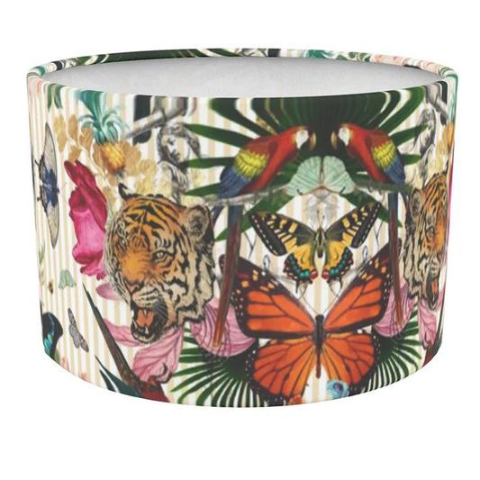 Paradise Lost 'Day' Drum Lamp Shade - Lux soft touch velvet