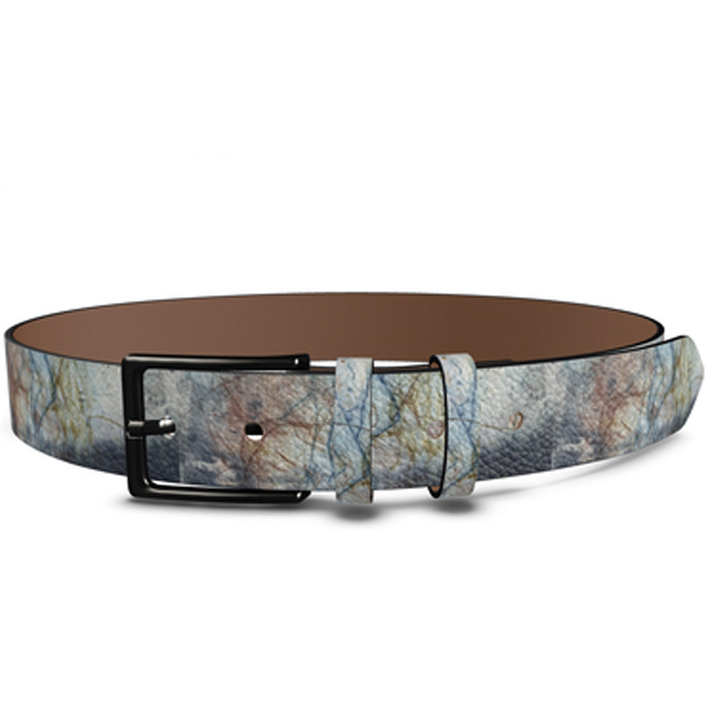 Karen Daye Hutchinson Leather Belt - Nude