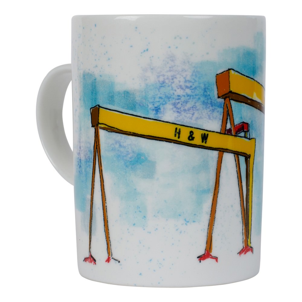 Harland and Wolf Tall Bone China Mug