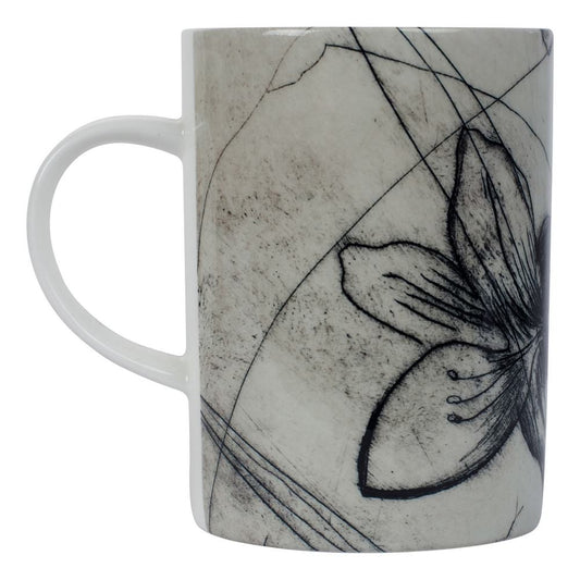 Karen Daye Hutchinson Tall Coffee Mug - Flower