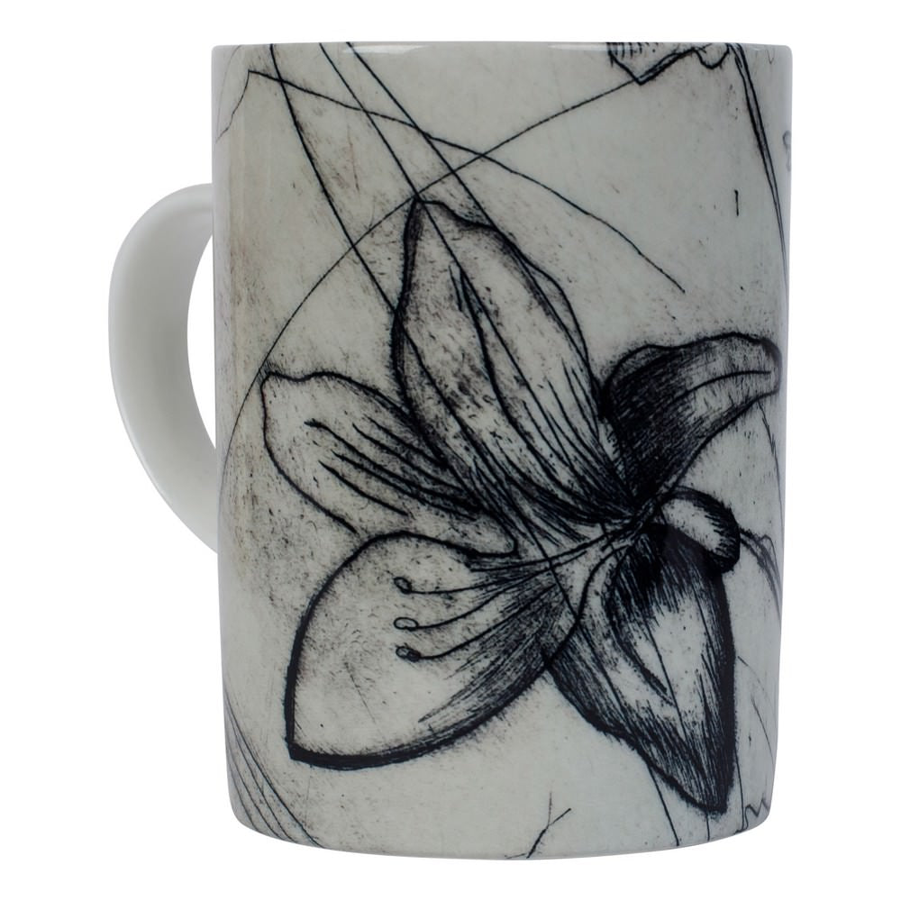 Karen Daye Hutchinson Tall Coffee Mug - Flower