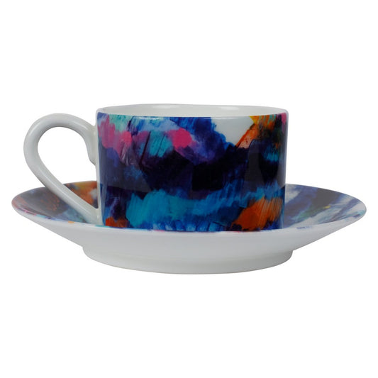 Esther O'Kelly Cappuccino Cup and Saucer - Lost Words