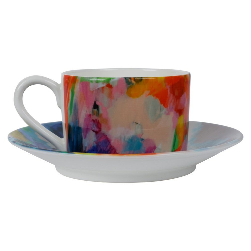 Esther O'Kelly Cappuccino Cup and Saucer - The Sea