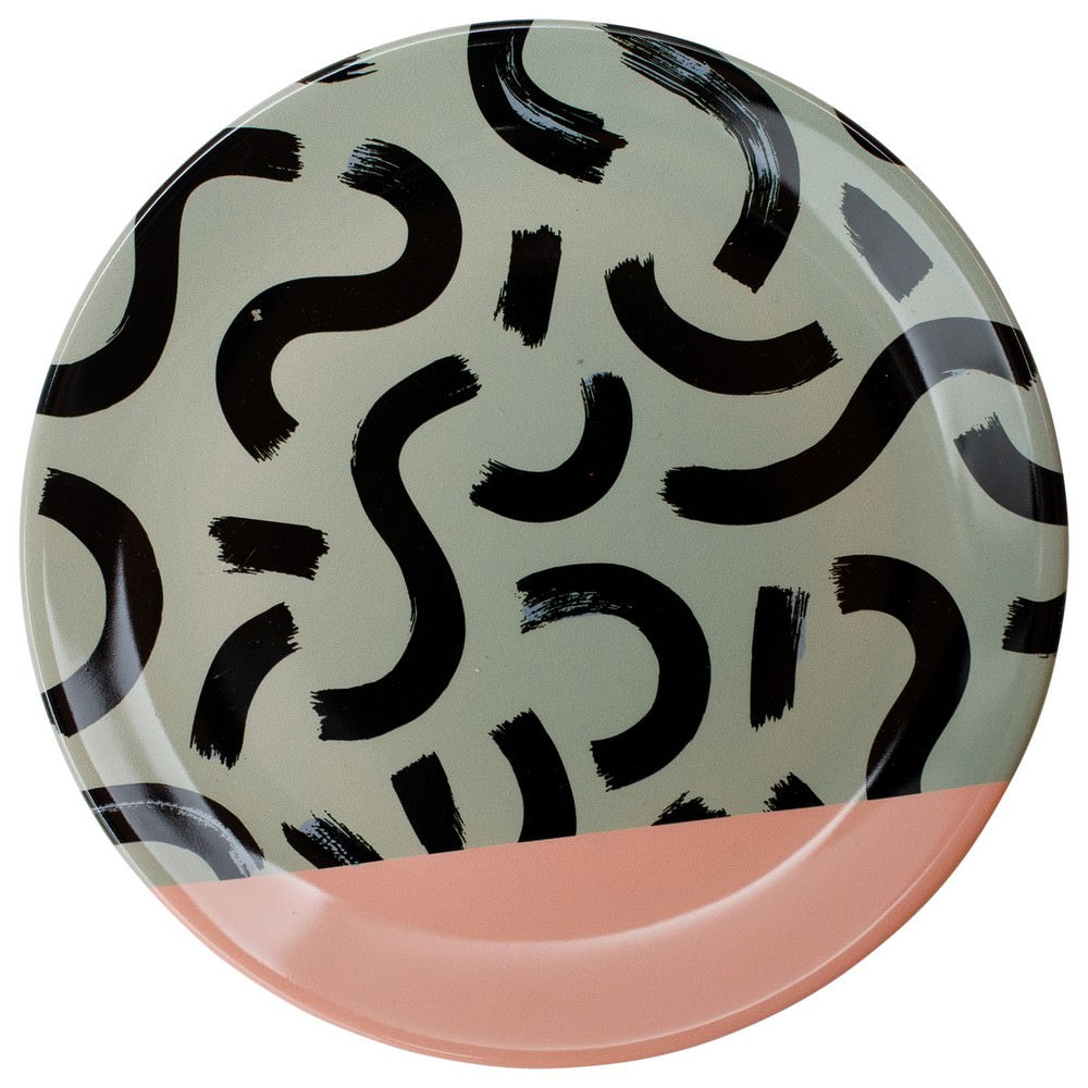 Art Loves Squiggle Bone China Plate