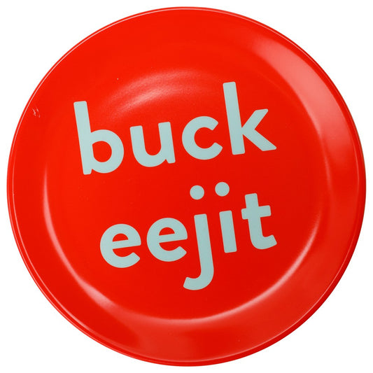 Buck Eejit Bone China Plate